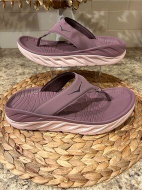 Hoka One One Ora Recovery Shoes Flip Flops Purple/Pink